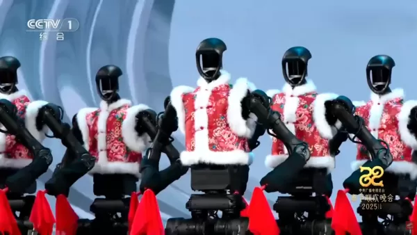 ▲宇樹科技機器人2025央視春晚表演，。（圖／YT@CCTVGala）