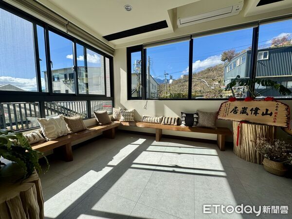 ▲詩歌謠天空,環山部落,山嵐居。（圖／記者彭懷玉攝）