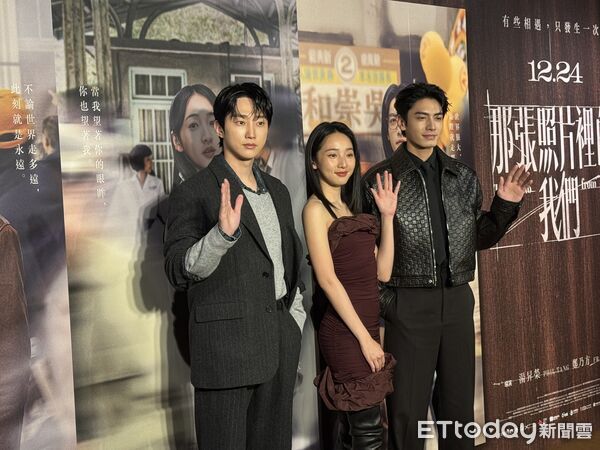 ▲振永、李沐、宋柏緯出席《那張照片裡的我們》首映會。（圖／記者黃庠棻攝）