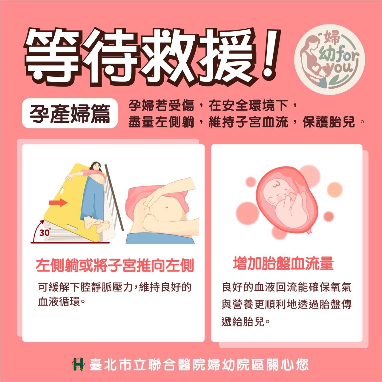 ▲聯醫曝孕產婦自保關鍵：快走、不奔跑。（圖／臺北市立聯合醫院）