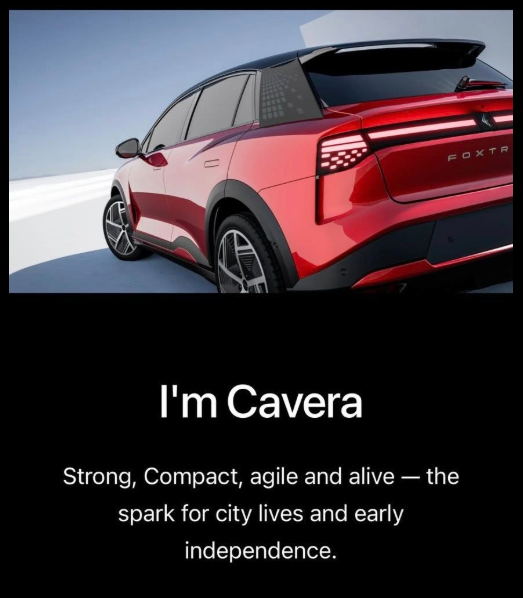 ▲鴻華先進第2款新車Cavera現身，前身來自鴻海Model C。（圖／翻攝自鴻華先進）