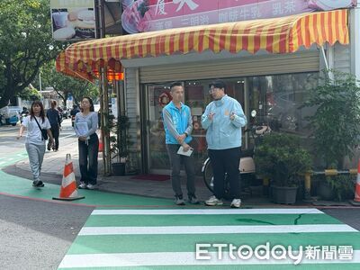 花蓮明禮路行穿線難防滑！公所要求重鋪　半半施工週五前完工