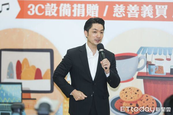 ▲台北市長蔣萬安出席議員就職三周年慈善活動。（圖／記者林敬旻攝）
