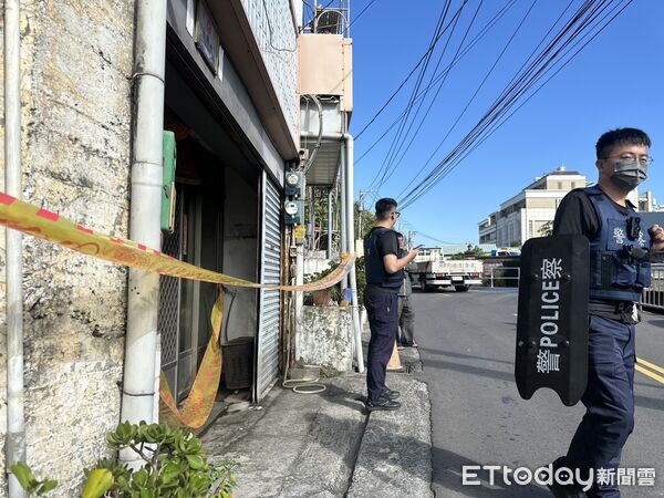 ▲▼台中豐原今早傳出男子頸部受到刀傷，緊急送醫中。（圖／記者許權毅攝）