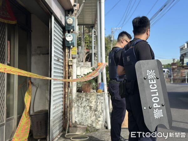 ▲▼台中豐原今早傳出男子頸部受到刀傷，緊急送醫中。（圖／記者許權毅攝）