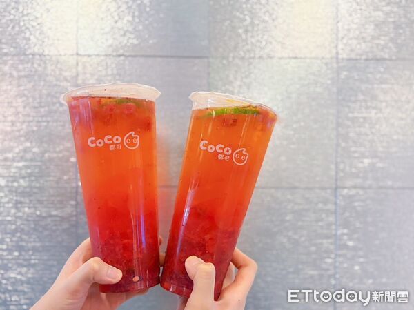 ▲▼CoCo莓好雙果茶。（圖／CoCo提供）
