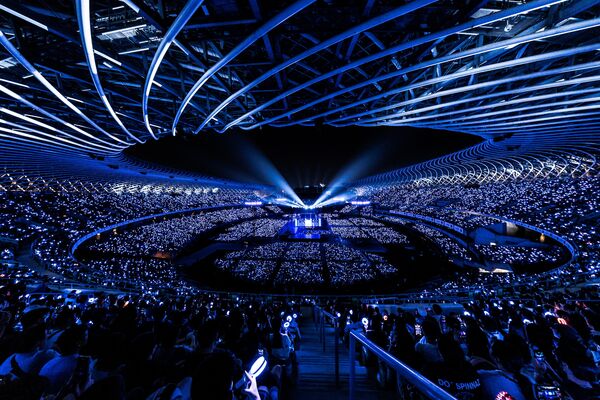 ▲ TWICE高雄演唱會。（圖／翻社陳其邁臉書）