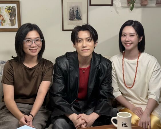 ▲張景嵐Podcast節目「好丫」嘉賓邀來邱宇辰。（圖／menomeno X 人類圖畫館提供）