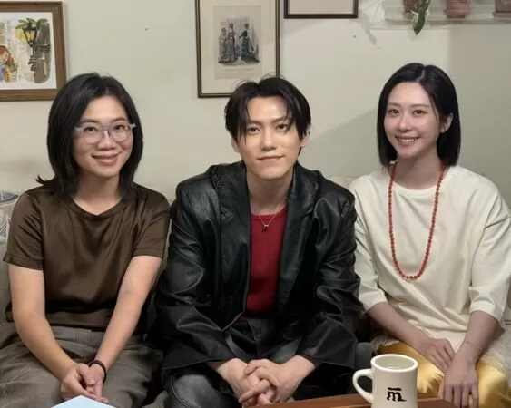 ▲張景嵐Podcast節目「好丫」嘉賓邀來邱宇辰。（圖／menomeno X 人類圖畫館提供）