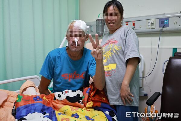 ▲▼門諾醫院首度運用機械手臂，成功救治腦出血患者。(圖／門諾醫院提供，下同)