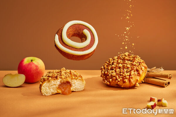 ▲▼Krispy Kreme推出濃郁系「肉桂甜甜圈。（圖／Krispy Kreme提供）