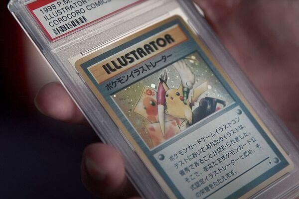 「皮卡丘插畫家」稀有寶可夢卡牌隨著拍賣行開出天價估值，這筆交易預計將在收藏市場掀起驚人巨浪。（翻攝自Logan Paul YT）