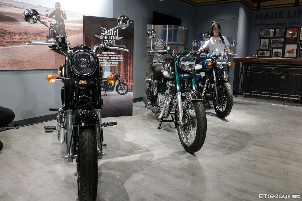 ▲最老重機品牌「Royal Enfield正式插旗台灣」！首波6車型187800元起。（圖／記者張慶輝攝）