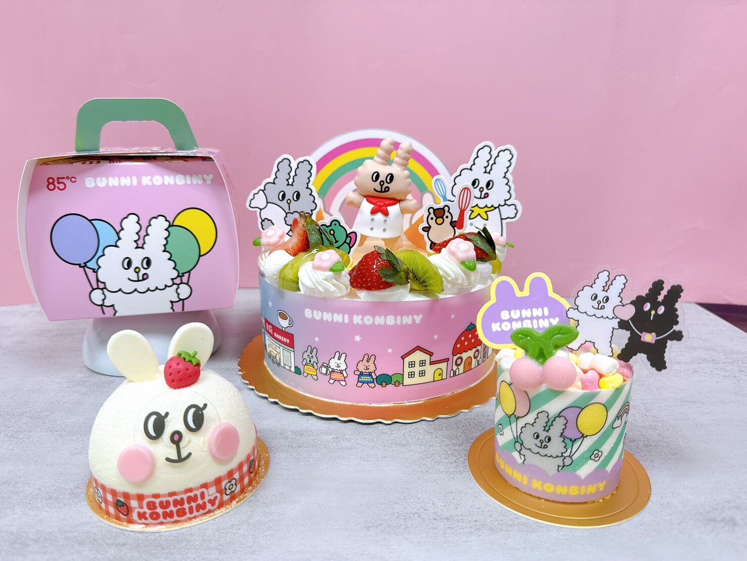 ▲85度C聯名兔子便利商店。（圖／品牌提供）