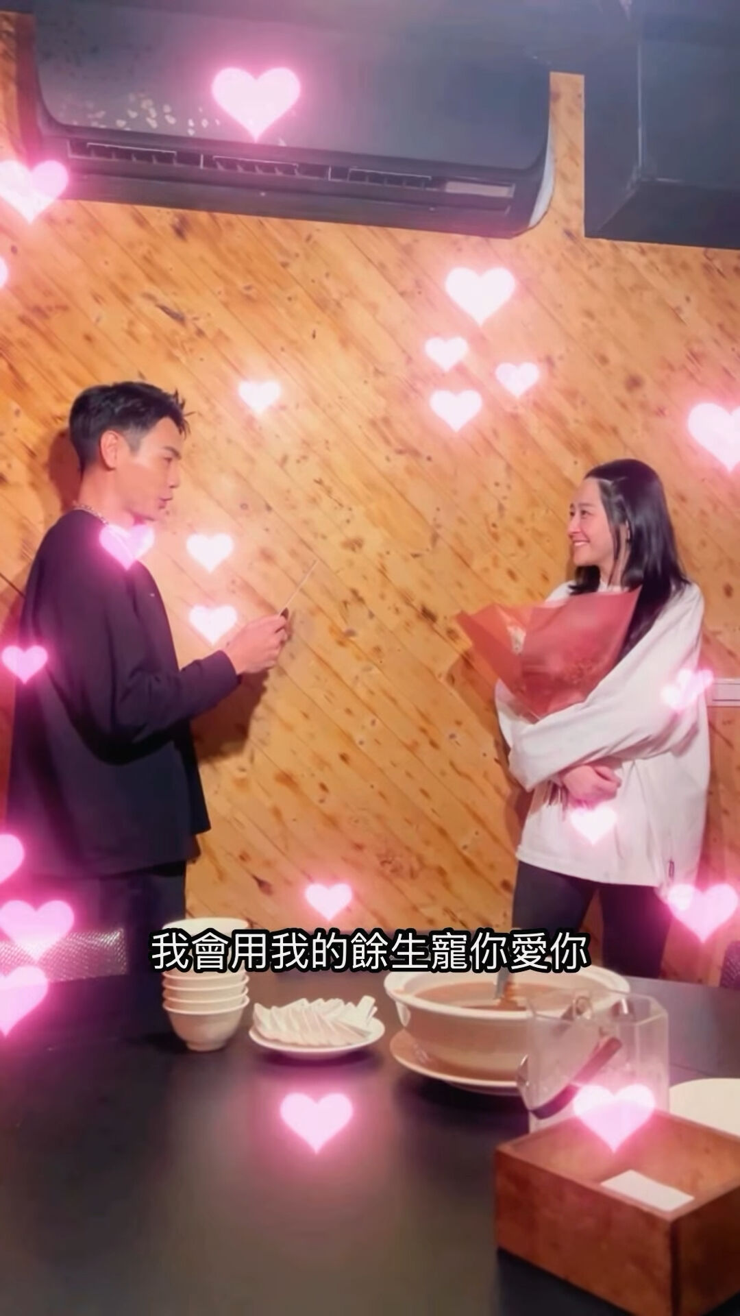 ▲禾浩辰求婚吳品潔成功。（圖／翻攝自Instagram／pinpin_woo）