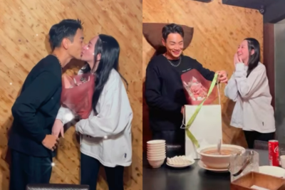 禾浩辰下跪「用餘生寵妳」求婚誓詞超閃！　吳品潔落淚…當眾激吻