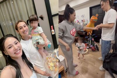 熊熊伸手打老公「秒被女兒報復」　她傻眼離場：不被愛的才是第三者