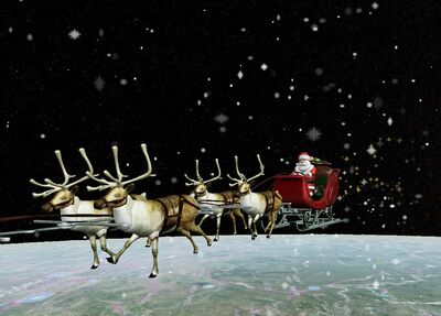 耶誕老人來了！22:42通過台灣上空