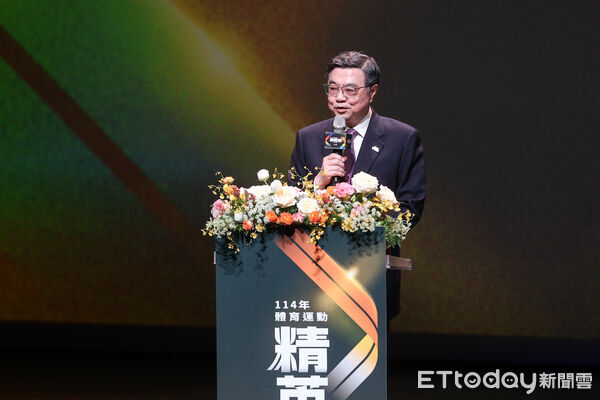 ▲行政院長卓榮泰出席體育運動精英獎。（圖／記者林敬旻攝）