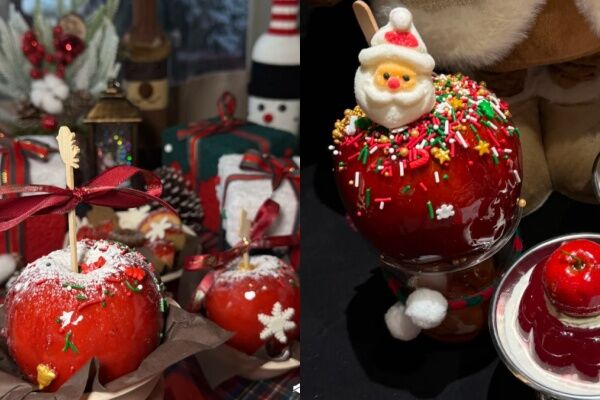 ▲▼聖誕節甜點奶油蘋果糖爆紅。（圖／翻攝自小紅書）
