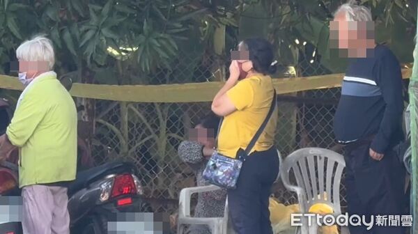 ▲台南76歲婦人捲困絞肉機，明顯死亡。（圖／記者林東良翻攝，下同）