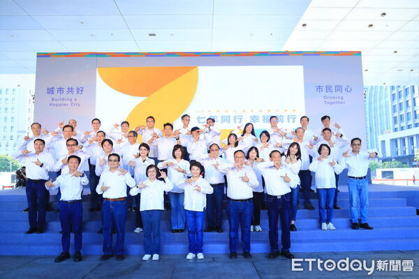 ▲盧秀燕七周年就職。（圖／記者游瓊華攝）