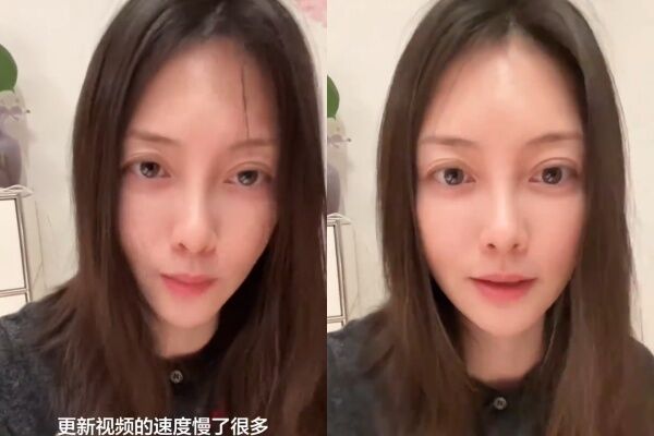 ▲朱銳直播只敢拍上半身。（圖／翻攝自微博）