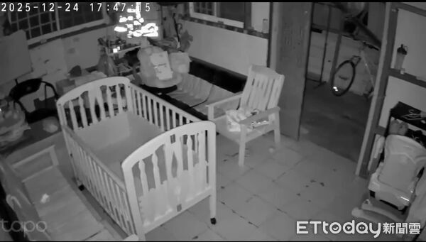 ▲▼台東強震，天搖地晃監視器畫面曝。（圖／民眾提供）