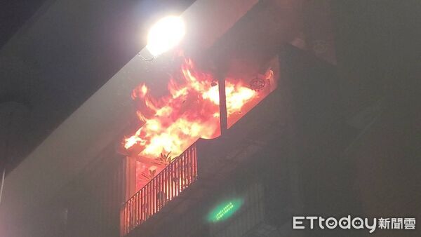 快訊／北市民宅5樓失火　2人全身焦黑明顯死亡