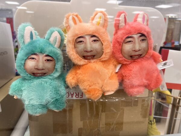 ▲嚴立婷生日收到梁赫群醜BUBU禮物。（圖／民視）