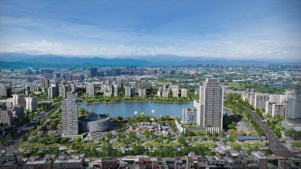 ▲桃園市第二行政園區落腳中路