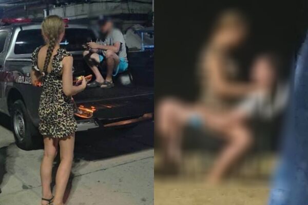 ▲▼露營椅「肉體交疊」！芭達雅活春宮。（圖／翻攝自Facebook／อธิปบูรพา）