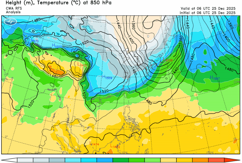 ▲▼             。（圖／中央氣象署）