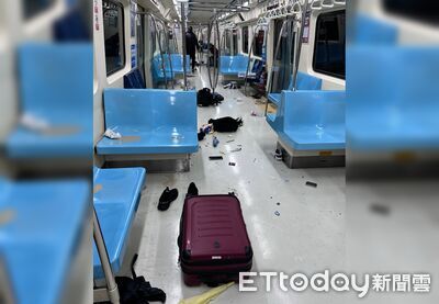 母子搭車敲傘全車跑光　北門站大奔逃「掉鞋、行李箱」