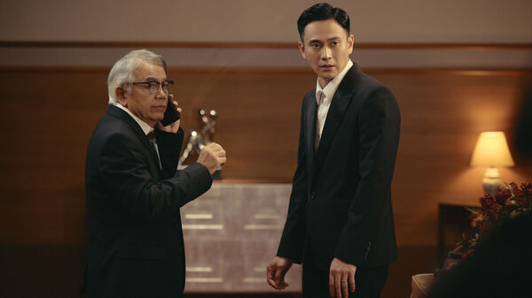 ▲《雙囍》集結眾多實力派演員，劉冠廷、余香凝、田啟文、楊貴媚、陳淑芳。（圖／水花電影提供）