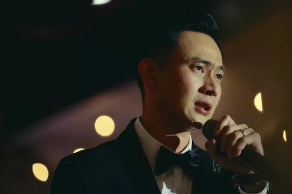 ▲《雙囍》集結眾多實力派演員，劉冠廷、余香凝、田啟文、楊貴媚、陳淑芳。（圖／水花電影提供）