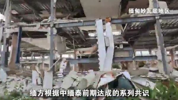 ▲▼KK園區494棟拆光了　中國宣布清剿「亞太新城」952人被押解回國。（圖／新華社）