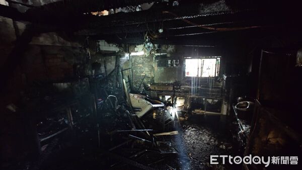 ▲屏東民宅火警，長者順利獲救。（圖／記者陳崑福翻攝，下同）