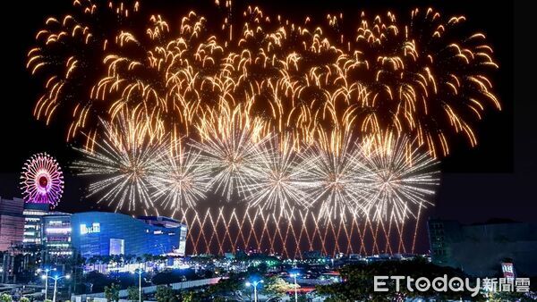 ▲▼高雄跨年雙彩蛋。（圖／高雄市政府提供）