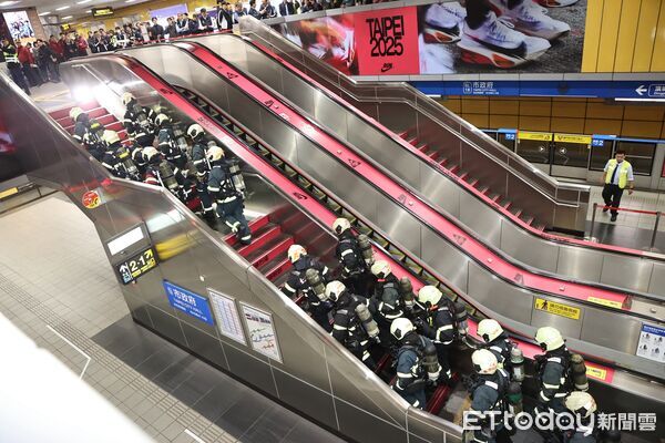 ▲▼北捷演練無差別攻擊。（圖／記者徐文彬攝）