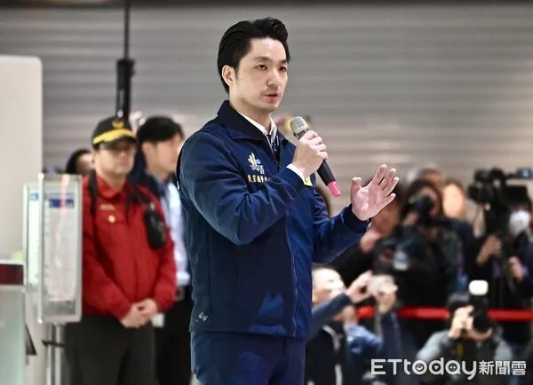 ▲▼蔣萬安視察捷運市政府站、市府轉運站及鄰近場域危安演練。（圖／記者李毓康攝）