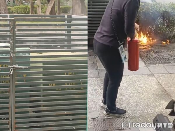 ▲▼台電變電箱爆炸起火。（圖／Threads ／lshinmyeyes_tinna授權提供）