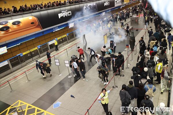 ▲▼北捷演練無差別攻擊。（圖／記者徐文彬攝）