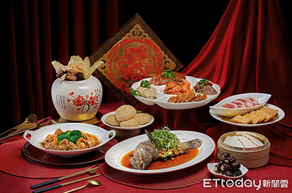 ▲裕元花園酒店首度攜手知名主廚「阿鏡師」聯名合作，為年節餐桌注入星級亮點。（圖／記者游瓊華翻攝）