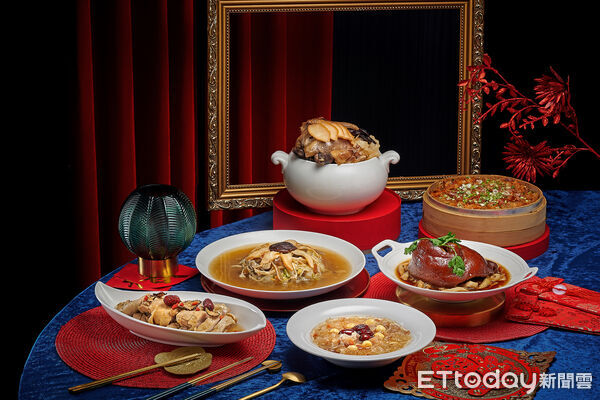 ▲裕元花園酒店首度攜手知名主廚「阿鏡師」聯名合作，為年節餐桌注入星級亮點。（圖／記者游瓊華翻攝）