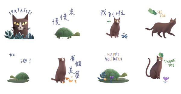 ▲精品貼圖。（圖／品牌提供、翻攝LINE）