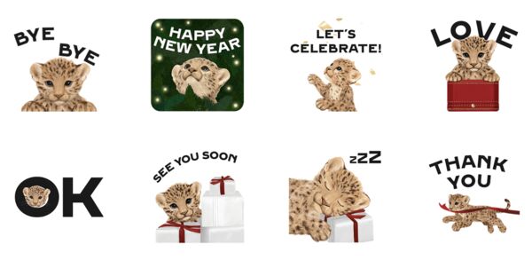 ▲精品貼圖。（圖／品牌提供、翻攝LINE）