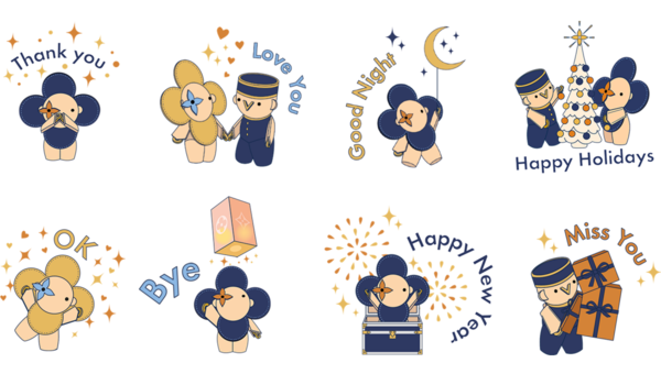 ▲精品貼圖。（圖／品牌提供、翻攝LINE）