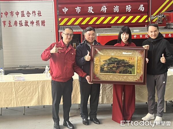 ▲▼愛爾麗集團捐贈救護車，提升台中醫療量能。（圖／台中消防局提供，下同）