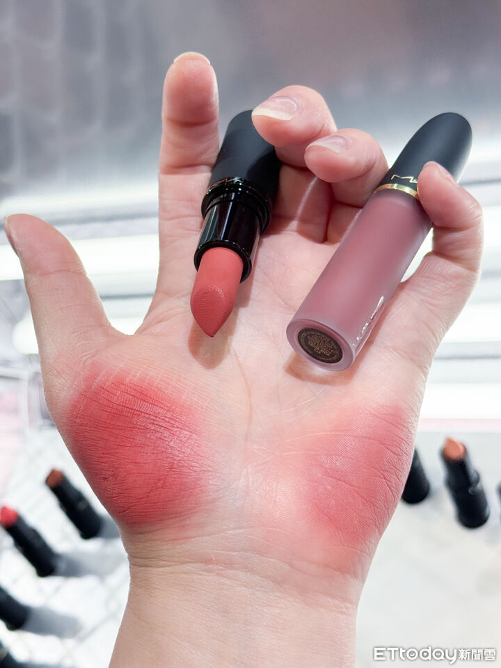 M.A.C,彩妝,快閃店,1028,唇膏,霧面唇彩,唇彩,。（圖／記者李薇攝、品牌提供）